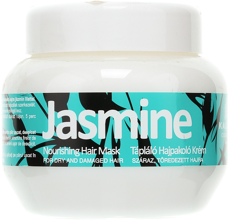 Jasmine Maske für erschöpftes Haar - Kallos Cosmetics Jasmine Nourishing Hair Mask