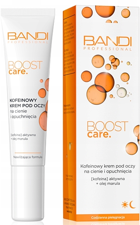 Creme mit Koffein gegen dunkle Augenringe und Schwellungen - Bandi Professional Boost Care Caffeine Eye Cream  — Bild N2