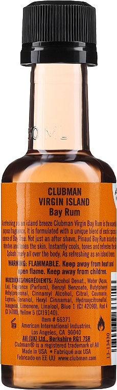 Clubman Pinaud Bay Rum - After Shave Lotion — Bild N2