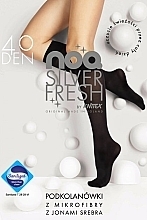 Düfte, Parfümerie und Kosmetik Kniestrümpfe für Damen Silver Fresh mit Silberionen 40 Den nero - Knittex