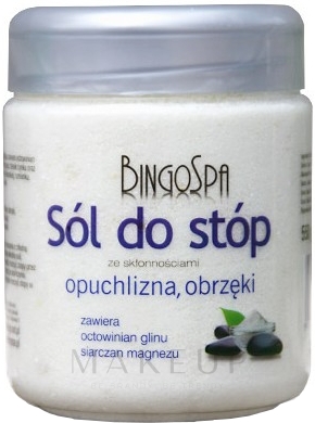 Salz für Füße anfällig für Schmerzen, Schwellungen und Ödeme - BingoSpa Salt for Feet Prone to Pain, Swelling, Edema — Bild 550 g