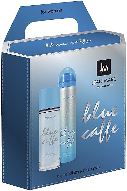 Set - Jean Marc Blue Caffe (edt/50ml+deo/75ml) — Bild N1