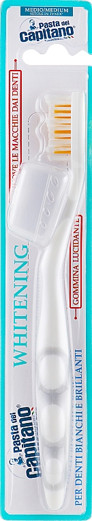 Zahnbürste mittel grau - Pasta del Capitano Toothbrush Tech Whitening Medium — Bild N1