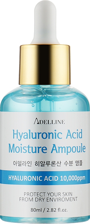 Feuchtigkeitsspendendes Ampullen-Serum für das Gesicht mit Hyaluronsäure - Adelline Hyaluronic Acid Moisture Ampoule — Bild N1