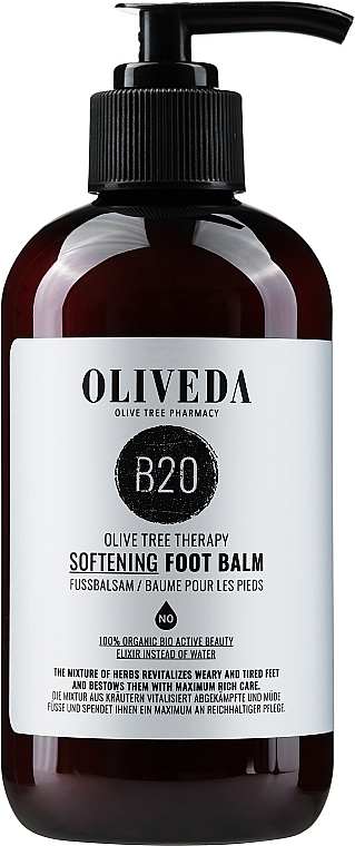 Weichmachender Fußbalsam - Oliveda B20 Softening Foot Balm — Bild N1