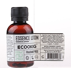 GESCHENK! Feuchtigkeitsspendende Gesichtsessenz mit Hyaluronsäure, Koffein und Bifidobakterien - Ecooking Essence Lotion — Bild N2