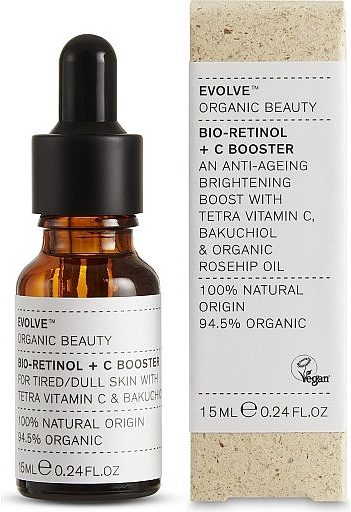 Verjüngender Booster - Evolve Beauty Bio-Retinol + C Booster — Bild N1