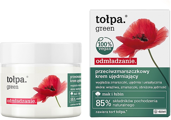 Tagescreme gegen Falten - Tolpa Green Firming 40+ Rejuvenating Anti-Wrinkle Day Cream — Bild N3