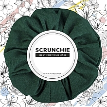 Haargummi Knit Classic smaragdgrün - MAKEUP Hair Accessories — Foto N1