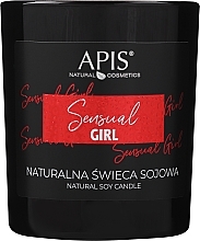 Düfte, Parfümerie und Kosmetik Soja-Duftkerze Sensual Girl - APIS Professional Sensual Girl Natural Soy Candle 