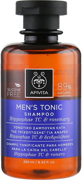 Tonisierendes Shampoo mit Rosmarin für Männer - Apivita Men’s Tonic Shampoo — Bild N1