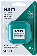 Düfte, Parfümerie und Kosmetik Zahnseide - Kin Dental Floss With Wax Minty