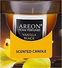 Duftkerze im Glas Vanilla Black - Areon Home Perfumes Vanilla Black Scented Candle — Bild N1