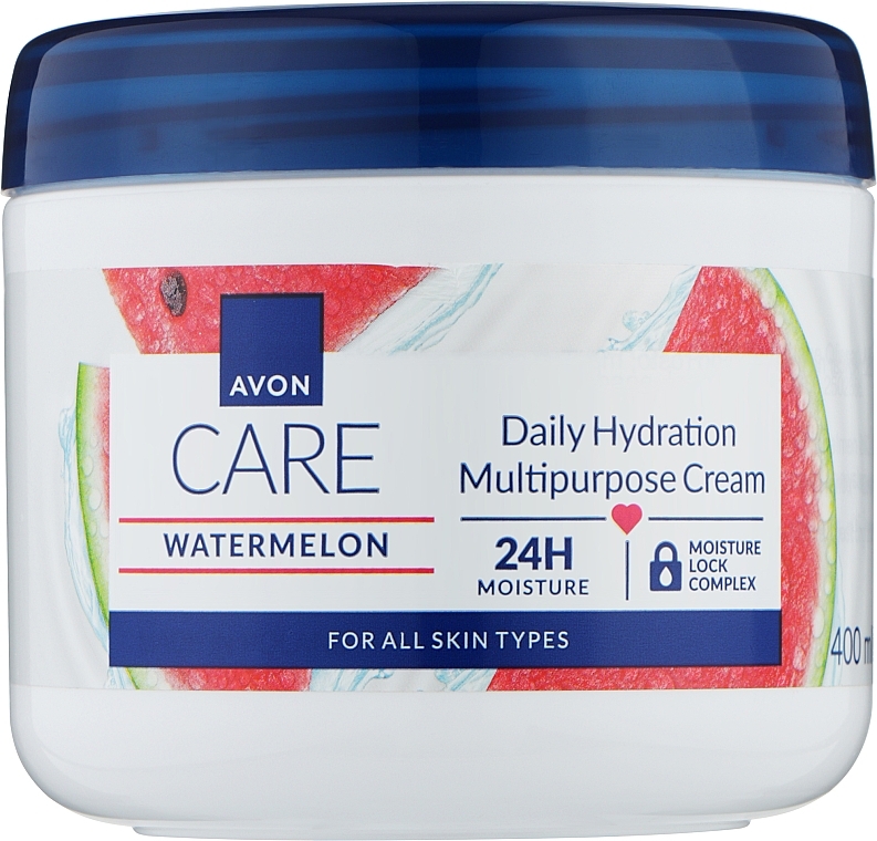 Feuchtigkeitsspendende Universalcreme für den Körper Wassermelone - Avon Care Watermelon Daily Hydration Multipurpose Cream — Bild N1