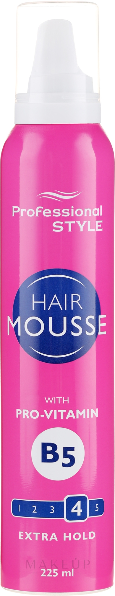 Haarschaum mit Provitamin B5 Starker Halt - Professional Style Extra Hold Hair Mousse — Bild 225 ml