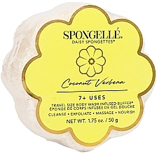Düfte, Parfümerie und Kosmetik Wiederverwendbarer Schaumstoff-Duschschwamm - Spongelle Coconut Verbena Body Wash Infused Buffer (travel size)