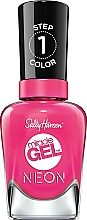 Nagellack mit Gel-Effekt - Sally Hansen Miracle Gel Neon Step 1 Nail Polish — Bild N1