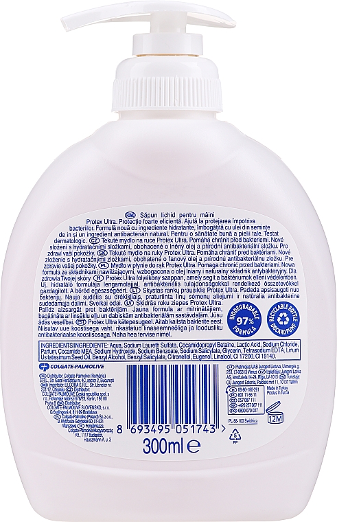 Antibakterielle Flüssigseife - Protex Ultra Soap — Foto N3