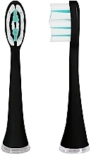 Ersatz-Zahnbürstenkopf für Schallzahnbürste schwarz - Smiley Pro Daily Clean  — Bild N1