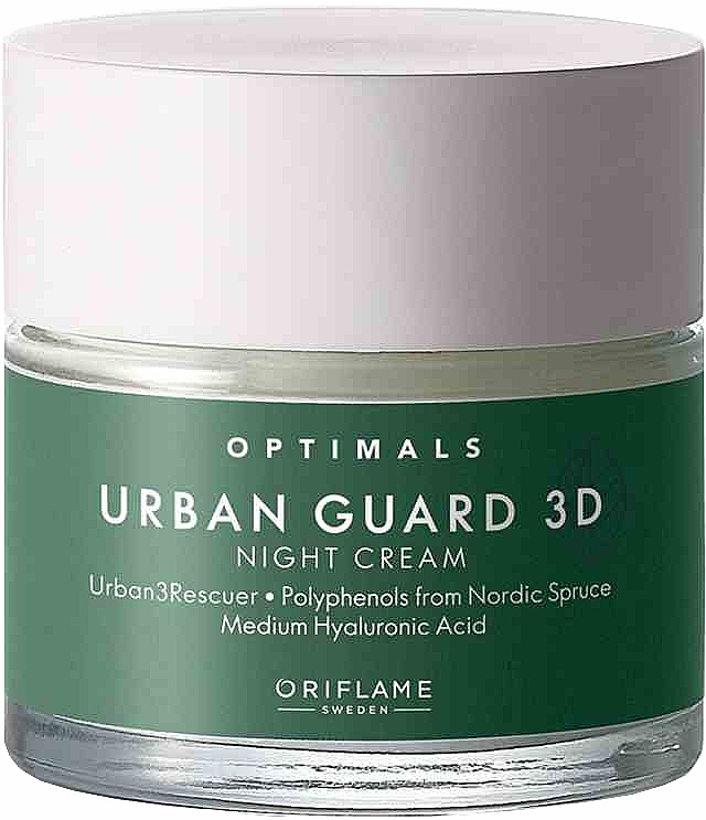 Schützende Nachtcreme für das Gesicht - Oriflame Optimals Urban Guard 3D — Bild N1