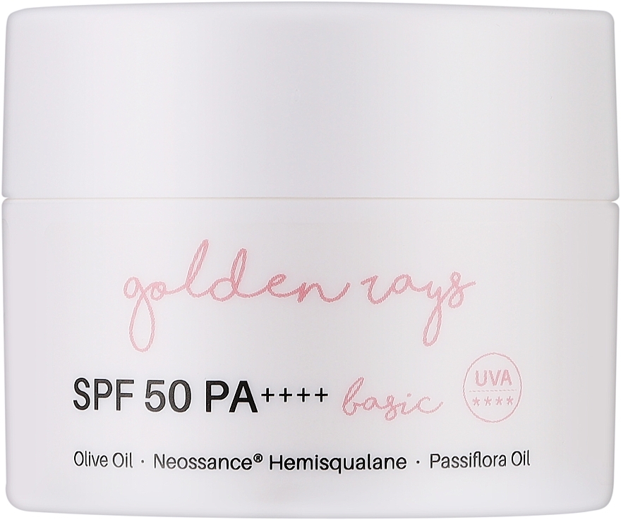 Feuchtigkeitsspendende und wasserfeste Sonnenschutzcreme für das Gesicht SPF 50 - Nacomi Next Level Basic SPF 50 PA++++ — Bild N1