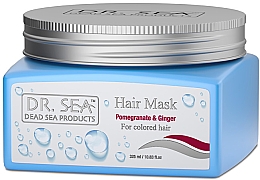 Düfte, Parfümerie und Kosmetik Maske für gefärbtes Haar mit Granatapfel- und Ingwerextrakt - Dr. Sea Hair Mask Pomegranate & Ginger