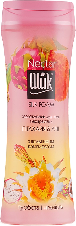Feuchtigkeitsspendendes Duschgel mit Panthenol und Litschi-Extrakt - Shik Nectar Silk Foam — Bild N1