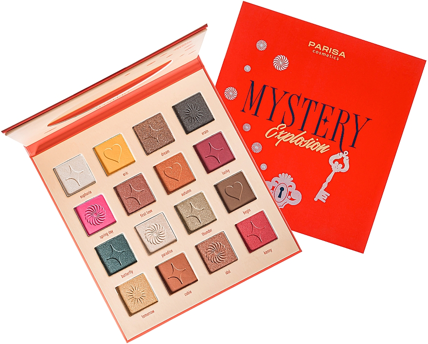 Lidschatten-Palette mit 16 Farbtönen - Parisa Cosmetics Mystery Explosion — Bild N2