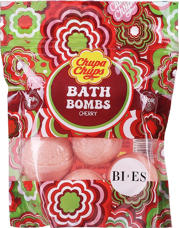 Badebombe - Bi-es Chupa Chups Cherry Juicy Bath Bomb — Bild N1