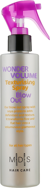 Strukturierendes Haarspray - Mades Cosmetics Wonder Volume Texturising Blow Out Spray — Bild N1