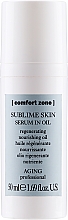 Regenerierendes Nachtserum für das Gesicht mit Mandel-, Krambe- und Maracujaöl - Comfort Zone Sublime Skin Oil Serum — Bild N3