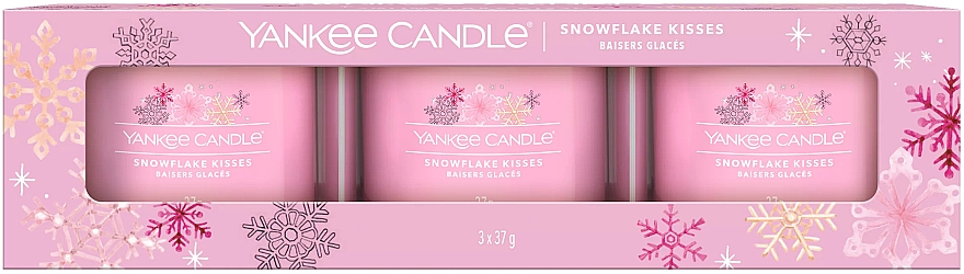 Duftende Minikerze im Glas - Yankee Candle Snowflake Kisses Filled Votive — Bild N3