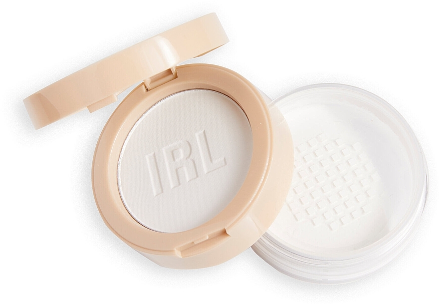 Gesichtspuder - Makeup Revolution IRL Filter 2 in 1 Pressed & Loose Powder Translucent — Bild N2