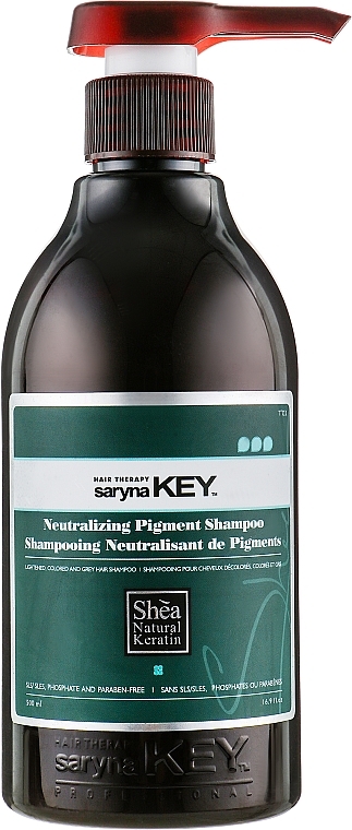 Pigmentneutralisierendes Shampoo (Silber) - Saryna Key Unique Pro Neutralizing Pigment Shampoo — Bild N1