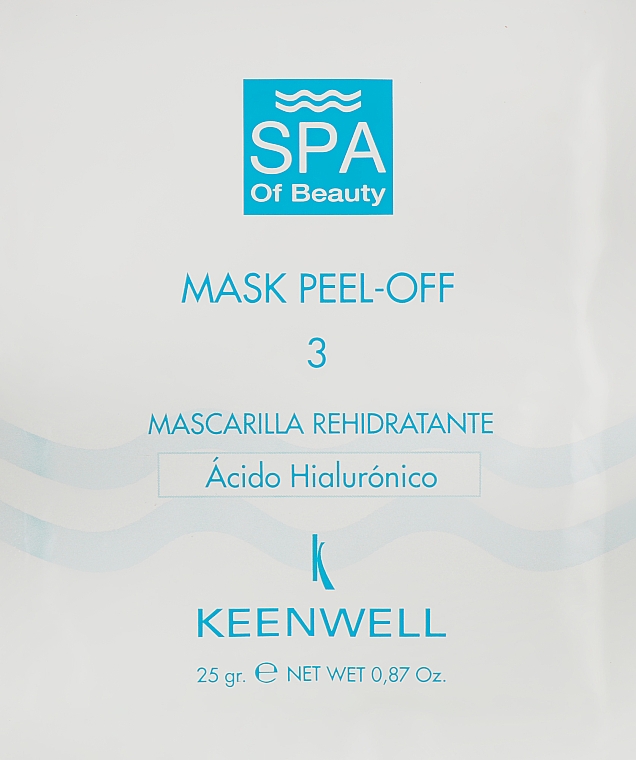 Super feuchtigkeitsspendende Spa-Maske №3 - Keenwell SPA of Beauty-Mask Peel-Off 3 — Bild N1