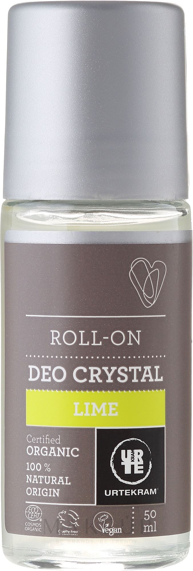Deo Roll-on - Urtekram Deo Crystal Lime — Bild 50 ml