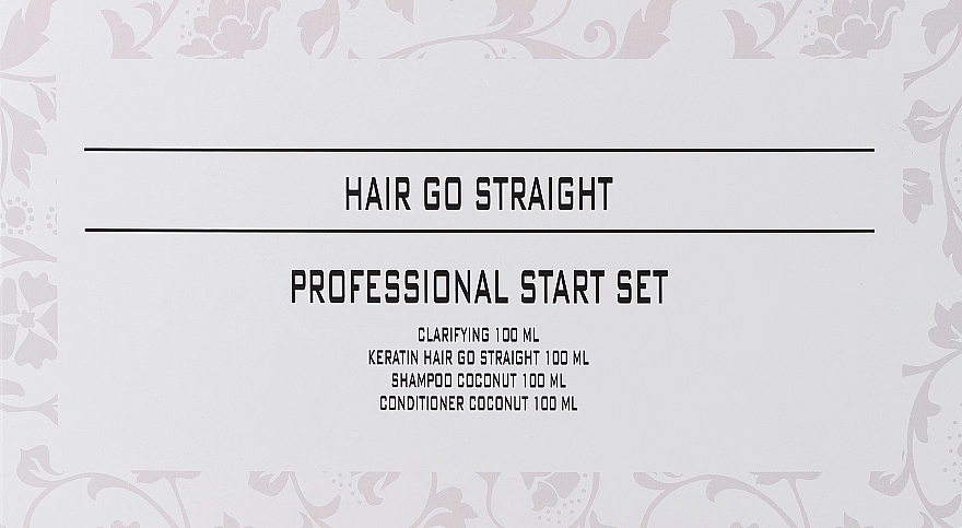 Brazil Keratin Hair Go Straight Start Set (Shampoo 100ml + Haarkeratin 100ml + Shampoo 100ml + Conditioner 100ml) - Haarpflegeset — Bild N2