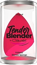 Düfte, Parfümerie und Kosmetik Make-up Schwamm abgeschrägt rosa - Clavier Tender Blender Super Soft