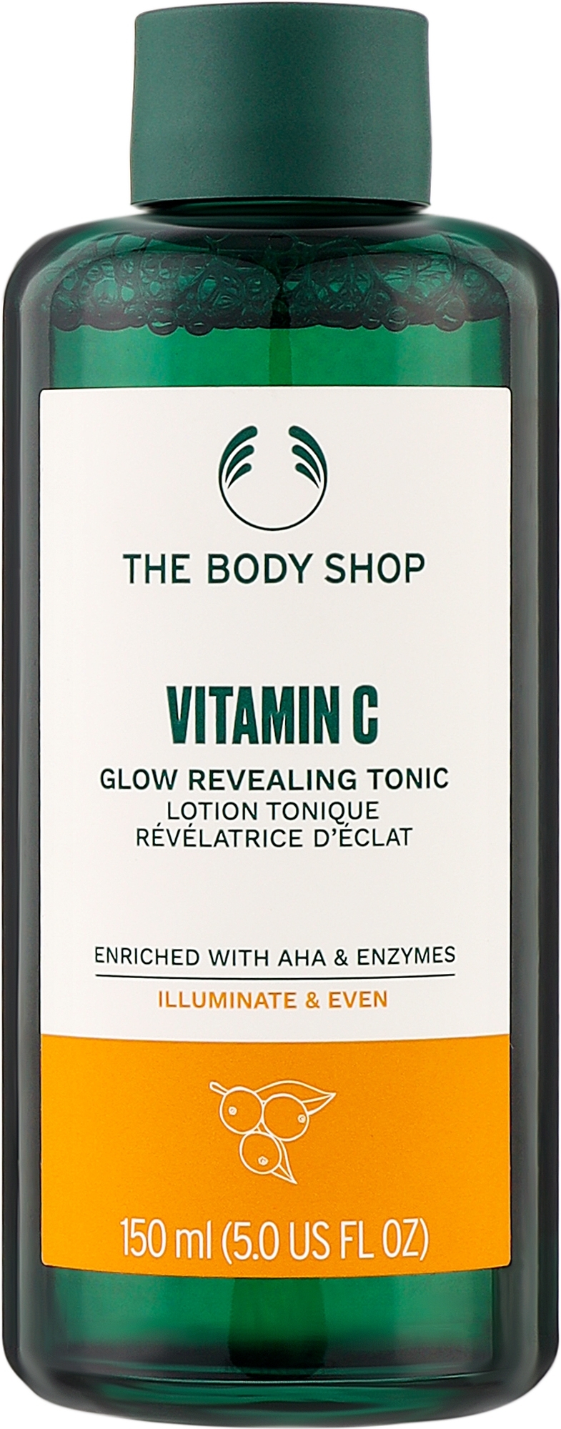 Gesichtswasser mit Vitamin C für strahlende Haut - The Body Shop Vitamin C Glow Revealing Tonic — Bild 150 ml