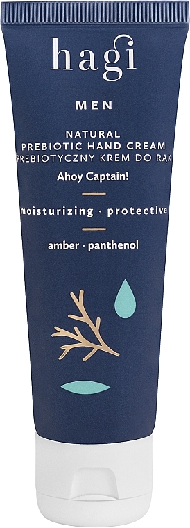 Natürliche präbiotische Handcreme - Hagi Men Natural Prebiotic Hand Cream Ahoy Captain  — Bild N1