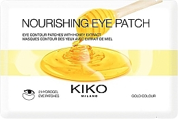 Düfte, Parfümerie und Kosmetik Feuchtigkeitsspendende Hydrogel-Augenpatches mit Honigextrakt - Kiko Milano Nourishing Eye Patch