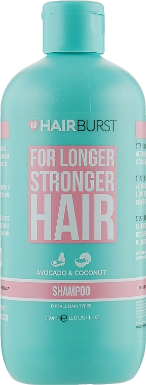 Stärkendes Shampoo zum Wachstum mit Avocado und Kokosnuss - Hairburst Longer Stronger Hair Shampoo — Bild N3