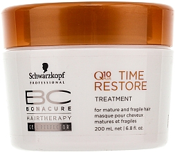 Intensive Q10 Haarkur für reifes Haar - Schwarzkopf Professional BC Bonacure Time Restore Q10 Plus Treatment  — Bild N1