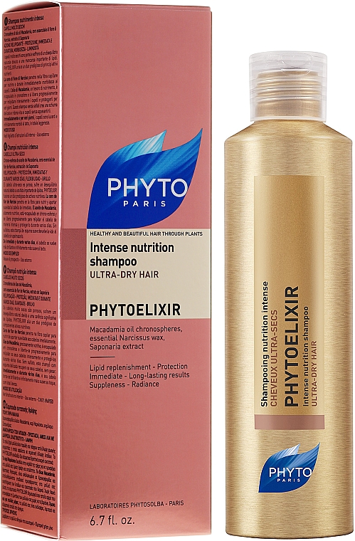Intensiv nährendes Shampoo für sehr trockenes Haar - Phyto Phytoelixir Shampooing Nutrition Intense