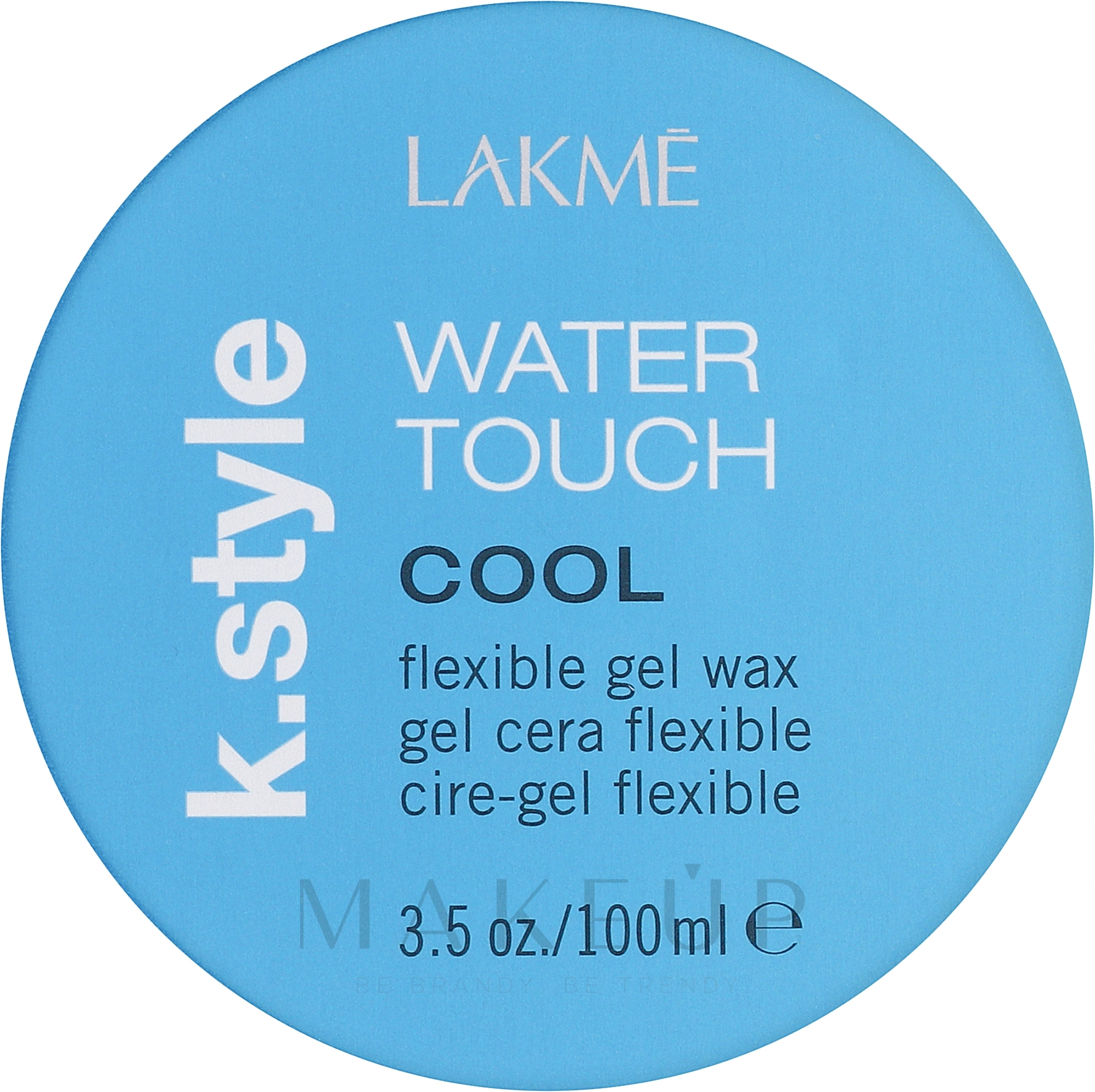 Gelwachs für elastischen Halt - Lakme K.style Cool Water Touch — Bild 100 ml