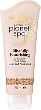 Düfte, Parfümerie und Kosmetik Pflegendes Peeling für Hände und Füße mit Sheabutter - Avon Planet Spa Scrub
