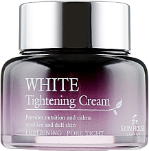 Aufhellende nährende, beruhigende und porenverengende Gesichtscreme für empfindliche und strumpfe Haut - The Skin House White Tightening Cream — Bild N2