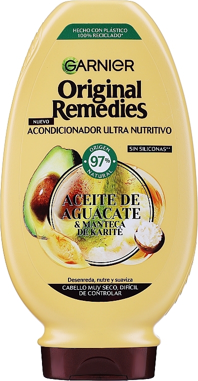 Conditioner mit Avocado und Sheabutter - Garnier Original Remedies Avocado Oil and Shea Butter Conditioner — Bild N3