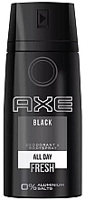Düfte, Parfümerie und Kosmetik Deospray - Axe Black Bodyspray Deodorant All Day Fresh