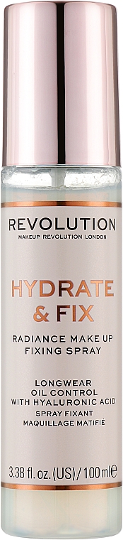 Make-up-Fixierer - Makeup Revolution Hydrate & Fix Setting Spray — Bild N1